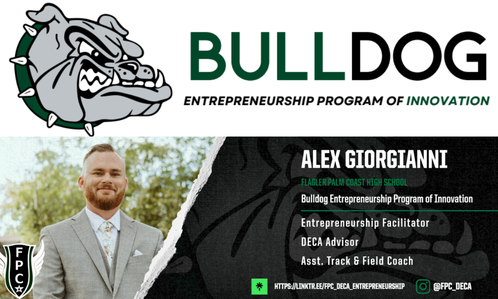 Alex Giorgianni with FPC Bulldog Entreprenuership Program for Innovation