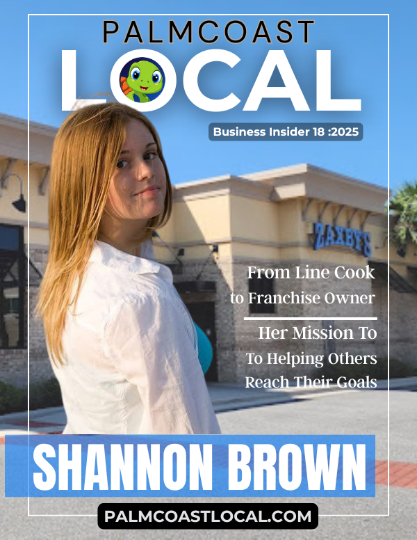 Shannon Brown: Zaxbys Palm Coast Owner Cover Image for Palm Coast Local Business Insider.
