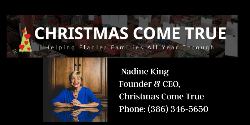 Nadine King and Christmas Come True Unveils Major Initiative in Flagler County, Florida