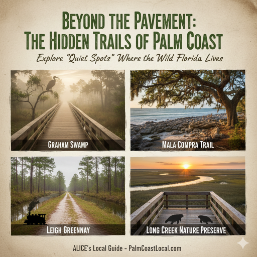 "Beyond the Pavement: The Hidden Trails of Palm Coast."