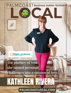 Kathleen Rivera Journey: Exclusive Inside Look. Palm Coast Local Cover Image of Kathleem Rivera