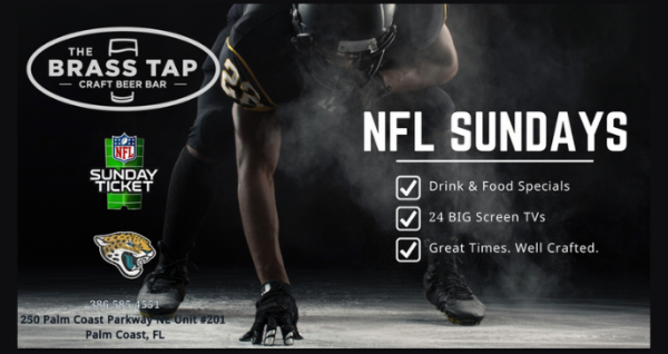 NFL Sundays at The Brass Tap in Palm Coast