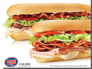 Jersey Mike's Palm Coast Location Only - $5 after 5pm Deal | Palm Coast Local Doscounts